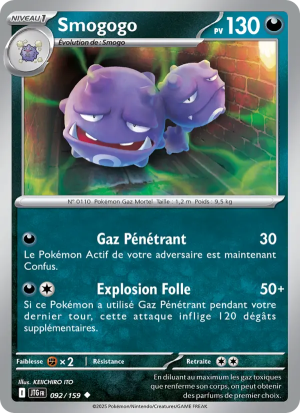 Carte Pokémon Smogogo 092/159 – Aventures Ensemble