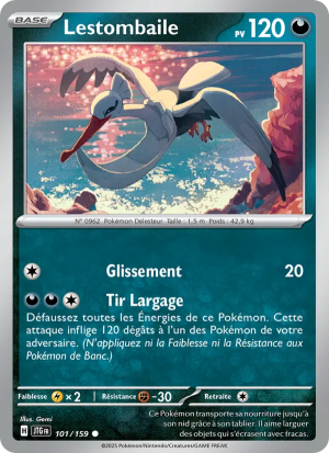 Carte Pokémon Lestombaile 101/159 – Aventures Ensemble