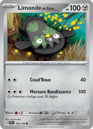 Carte Pokémon Limonde de Galar 106/159 – Aventures Ensemble