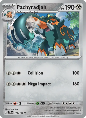 Carte Pokémon Pachyradjah 110/159 – Aventures Ensemble