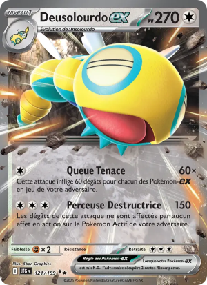 Carte Pokémon Deusolourdo ex 121/159 – Aventures Ensemble