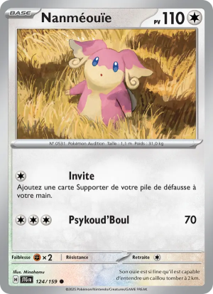 Carte Pokémon Nanméouïe 124/159 – Aventures Ensemble