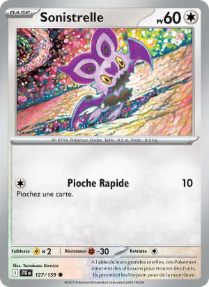 Carte Pokémon Sonistrelle 127/159 – Aventures Ensemble
