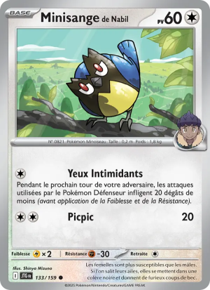 Carte Pokémon Minisange de Nabil 133/159 – Aventures Ensemble