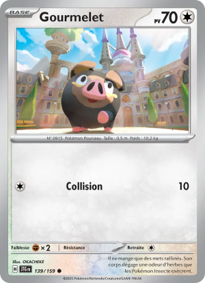 Carte Pokémon Gourmelet 139/159 – Aventures Ensemble