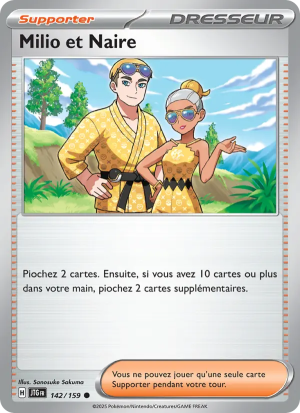 Carte Pokémon Milio et Naire 142/159 – Aventures Ensemble