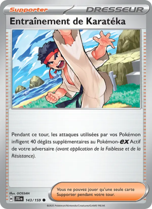 Carte Pokémon Entraînement de Karatéka 143/159 – Aventures Ensemble