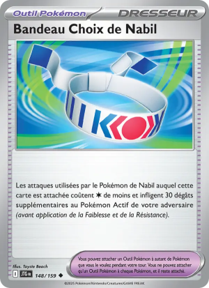 Carte Pokémon Bandeau Choix de Nabil 148/159 – Aventures Ensemble