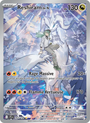 Carte Pokémon Reshiram de N 167/159 – Aventures Ensemble