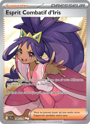 Carte Pokémon Esprit Combatif d'Iris 180/159 – Aventures Ensemble
