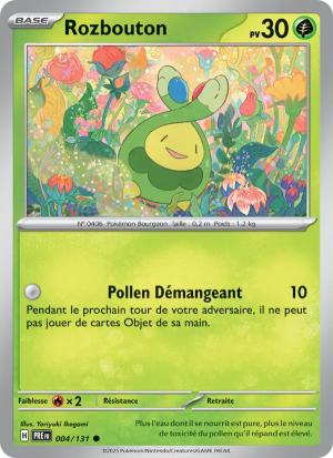 Carte Pokémon Rozbouton 004/131 – Évolutions Prismatiques