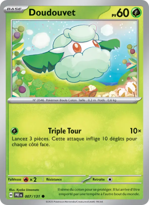 Carte Pokémon Doudouvet 007/131 – Évolutions Prismatiques