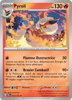 Carte Pokémon Pyroli 013/131 – Évolutions Prismatiques