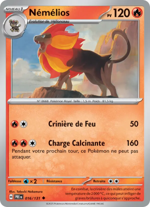 Carte Pokémon Némélios 016/131 – Évolutions Prismatiques