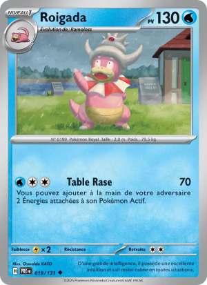Carte Pokémon Roigada 019/131 – Évolutions Prismatiques