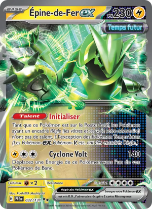 Carte Pokémon Épine-de-Fer ex 032/131 – Évolutions Prismatiques