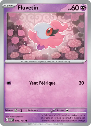 Carte Pokémon Fluvetin 038/131 – Évolutions Prismatiques