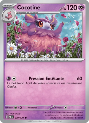 Carte Pokémon Cocotine 039/131 – Évolutions Prismatiques