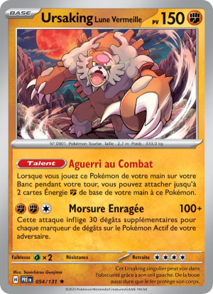 Carte Pokémon Ursaking Lune Vermeille 054/131 – Évolutions Prismatiques