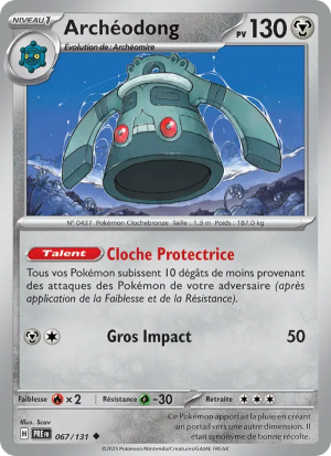 Carte Pokémon Archéodong 067/131 – Évolutions Prismatiques