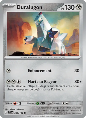 Carte Pokémon Duralugon 069/131 – Évolutions Prismatiques