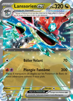 Carte Pokémon Lanssorien ex 073/131 – Évolutions Prismatiques