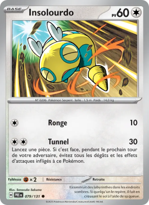 Carte Pokémon Insolourdo 079/131 – Évolutions Prismatiques