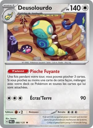 Carte Pokémon Deusolourdo 080/131 – Évolutions Prismatiques