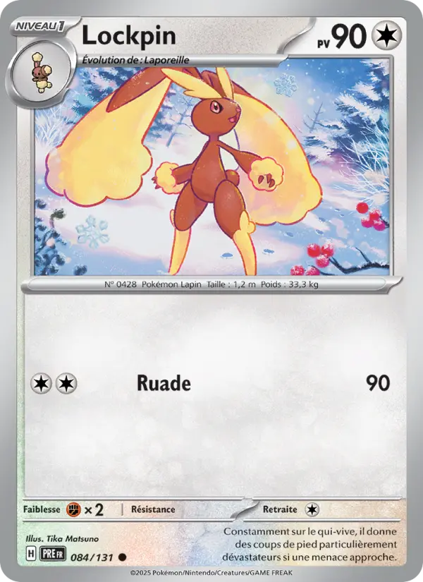 Carte Pokémon Lockpin 084/131 – Évolutions Prismatiques