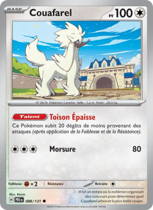 Carte Pokémon Couafarel 088/131 – Évolutions Prismatiques