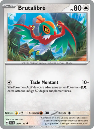 Carte Pokémon Brutalibré 089/131 – Évolutions Prismatiques