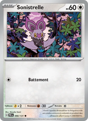 Carte Pokémon Sonistrelle 090/131 – Évolutions Prismatiques