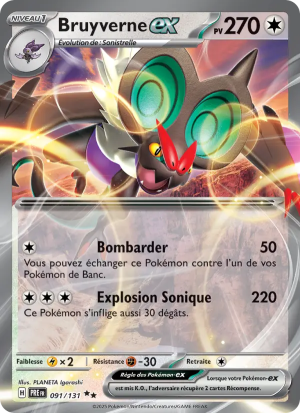 Carte Pokémon Bruyverne ex 091/131 – Évolutions Prismatiques