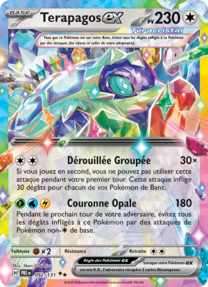 Carte Pokémon Terapagos ex 092/131 – Évolutions Prismatiques