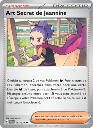 Carte Pokémon Art Secret de Jeannine 112/131 – Évolutions Prismatiques