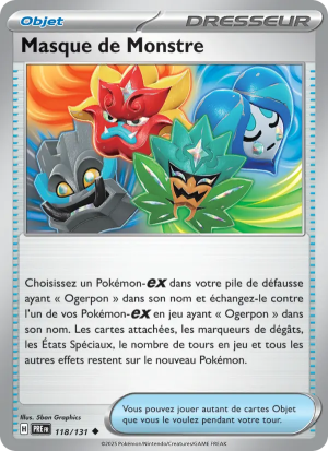 Carte Pokémon Masque de Monstre 118/131 – Évolutions Prismatiques