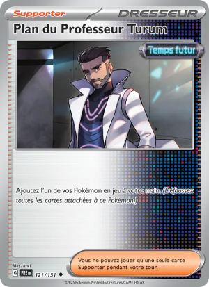Carte Pokémon Plan du Professeur Turum 121/131 – Évolutions Prismatiques