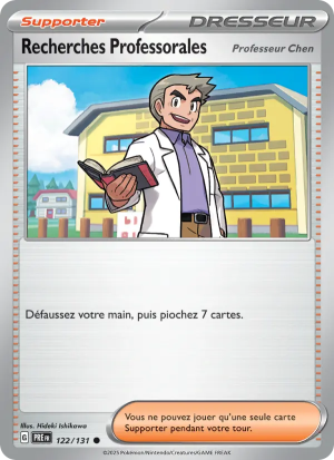 Carte Pokémon Recherches Professorales Professeur Chen 122/131 – Évolutions Prismatiques
