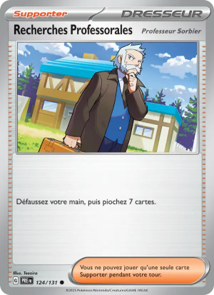 Carte Pokémon Recherches Professorales Professeur Sorbier 124/131 – Évolutions Prismatiques