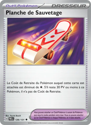 Carte Pokémon Planche de Sauvetage 126/131 – Évolutions Prismatiques