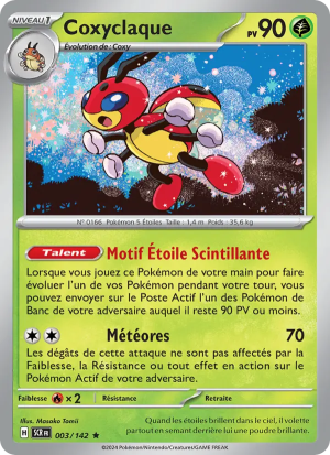 Carte Pokémon Coxyclaque 003/142 – Couronne Stellaire