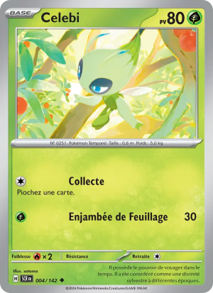 Carte Pokémon Celebi 004/142 – Couronne Stellaire