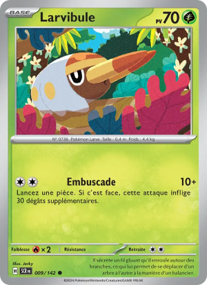 Carte Pokémon Larvibule 009/142 – Couronne Stellaire
