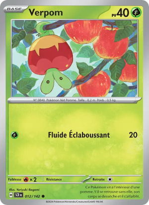 Carte Pokémon Verpom 012/142 – Couronne Stellaire