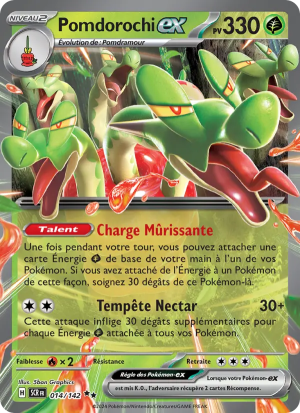 Carte Pokémon Pomdorochi ex 014/142 – Couronne Stellaire