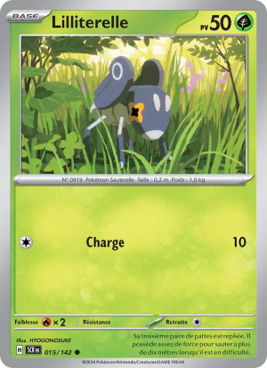 Carte Pokémon Lilliterelle 015/142 – Couronne Stellaire