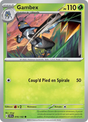 Carte Pokémon Gambex 016/142 – Couronne Stellaire
