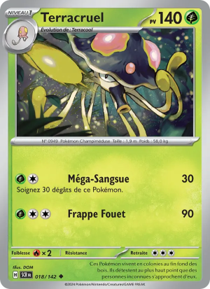 Carte Pokémon Terracruel 018/142 – Couronne Stellaire