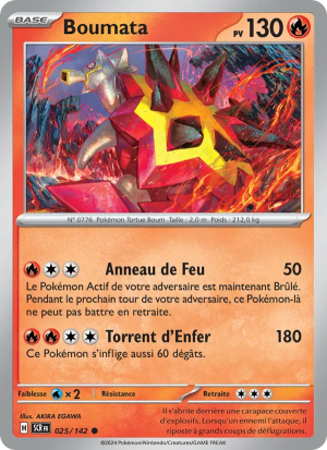Carte Pokémon Boumata 025/142 – Couronne Stellaire