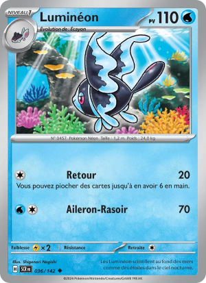 Carte Pokémon Luminéon 036/142 – Couronne Stellaire